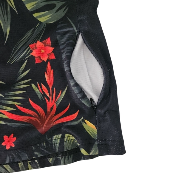 DHARCO Women's Floral tropical MTB mountain bikeJersey Long Sleeve m - Picture 7 of 16